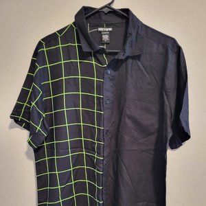 Hot Topic Medium Black Button Up Shirt